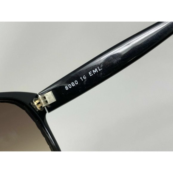 VINTAGE EK EMMANUELLE KHANH 8080 16  EML Snakeskin Pieces Black Frame Scratched main image 8